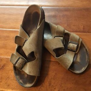 Birkenstock Arizona Suede Sandals Sz 42